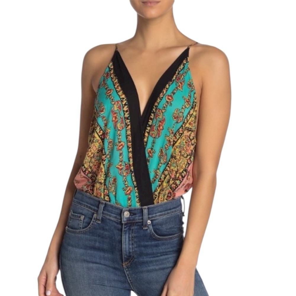 Free People Border Babe Printed Bodysuit - Picture 3 of 10